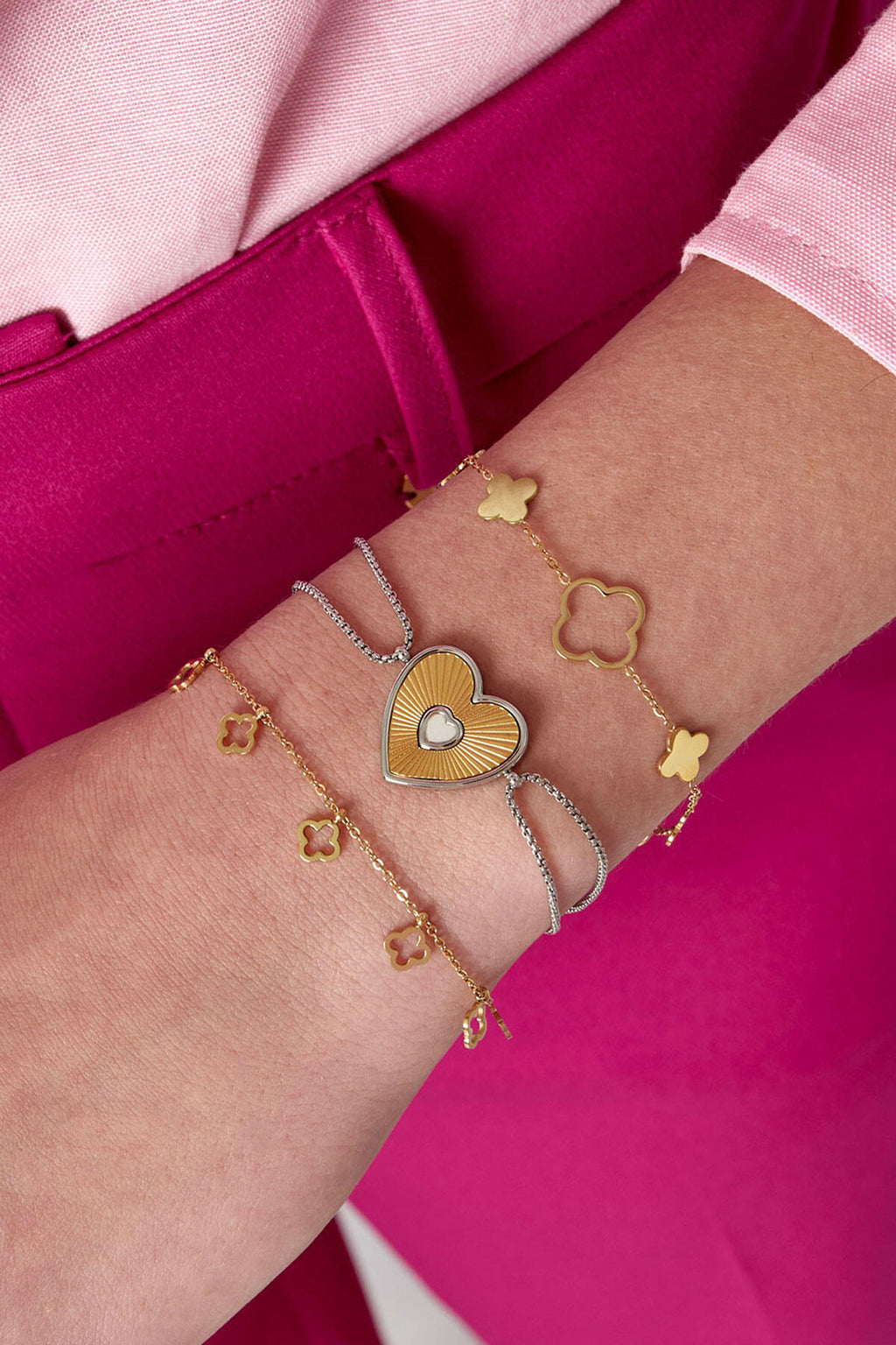 Armband Kleeblätter – offizielle Produktaufnahme – Bild 3