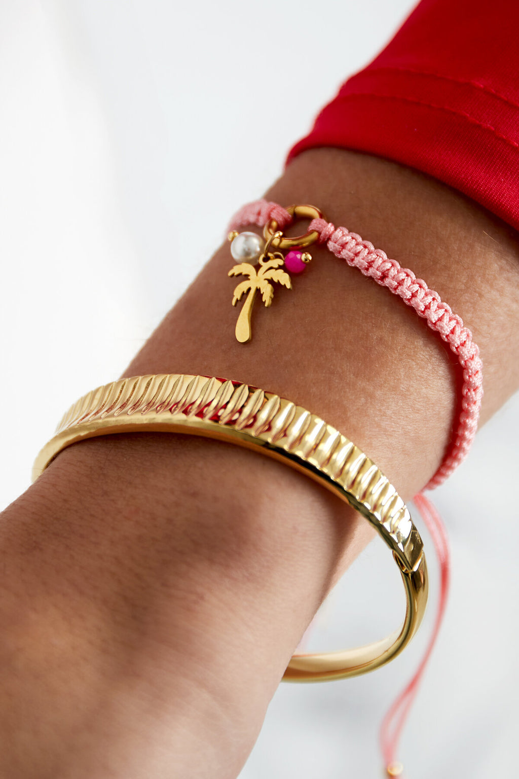 Palm Paradise Armband - Orange Und – offizielle Produktaufnahme