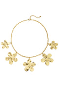 Edelstahl Anhänger Halsketten Blume Casual Täglich Einfache Serie Damenschmuck