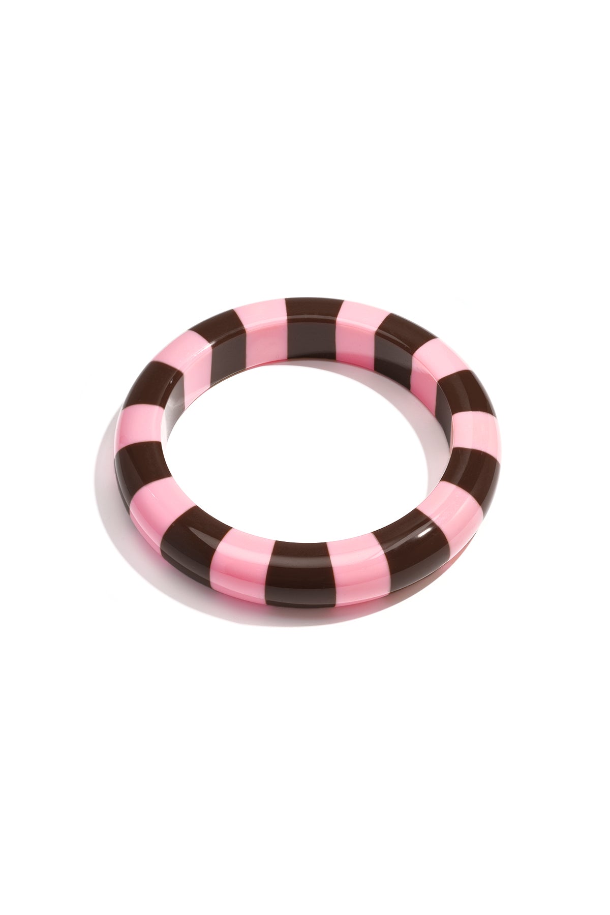 LIVAYA Armband Armreif aus Resin mit Streifenmuster – Bild 9