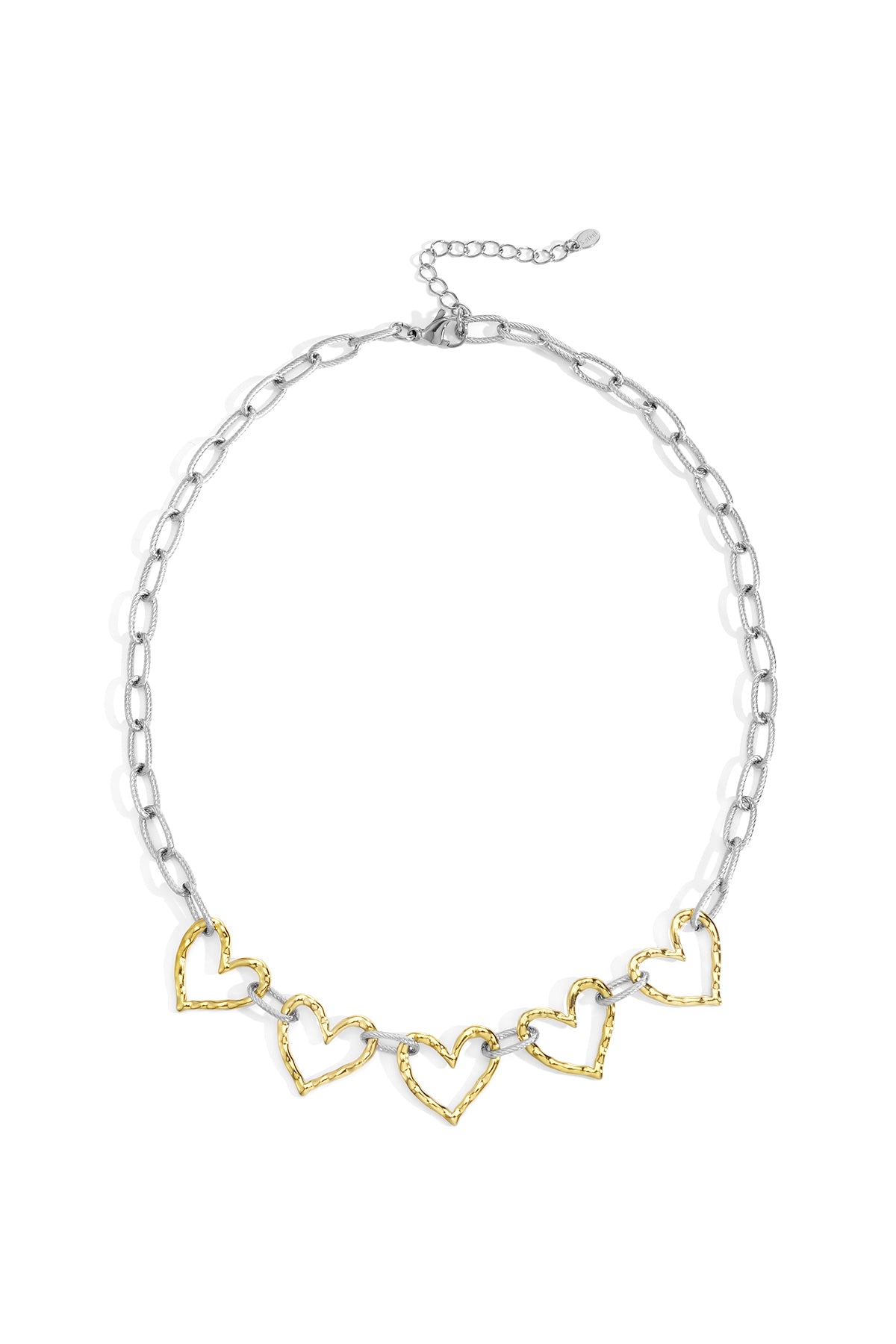 Edelstahl Kette Halsketten Herz Casual Täglich Einfache Serie frauen schmuck