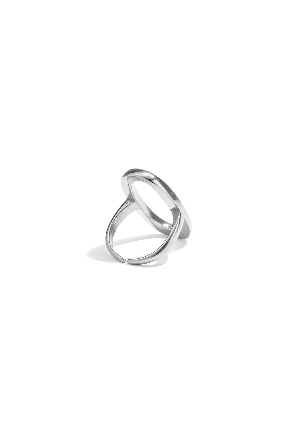 Statement-Ring Oval Und Minimalistisch – offizielle Produktaufnahme – Bild 5