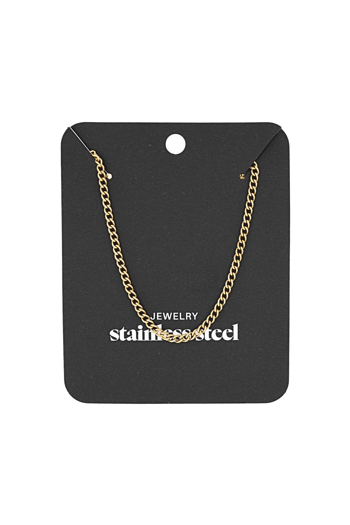 Halskette Chain Sanya Goldfarbe Edelstahl – offizielle Produktaufnahme – Bild 5