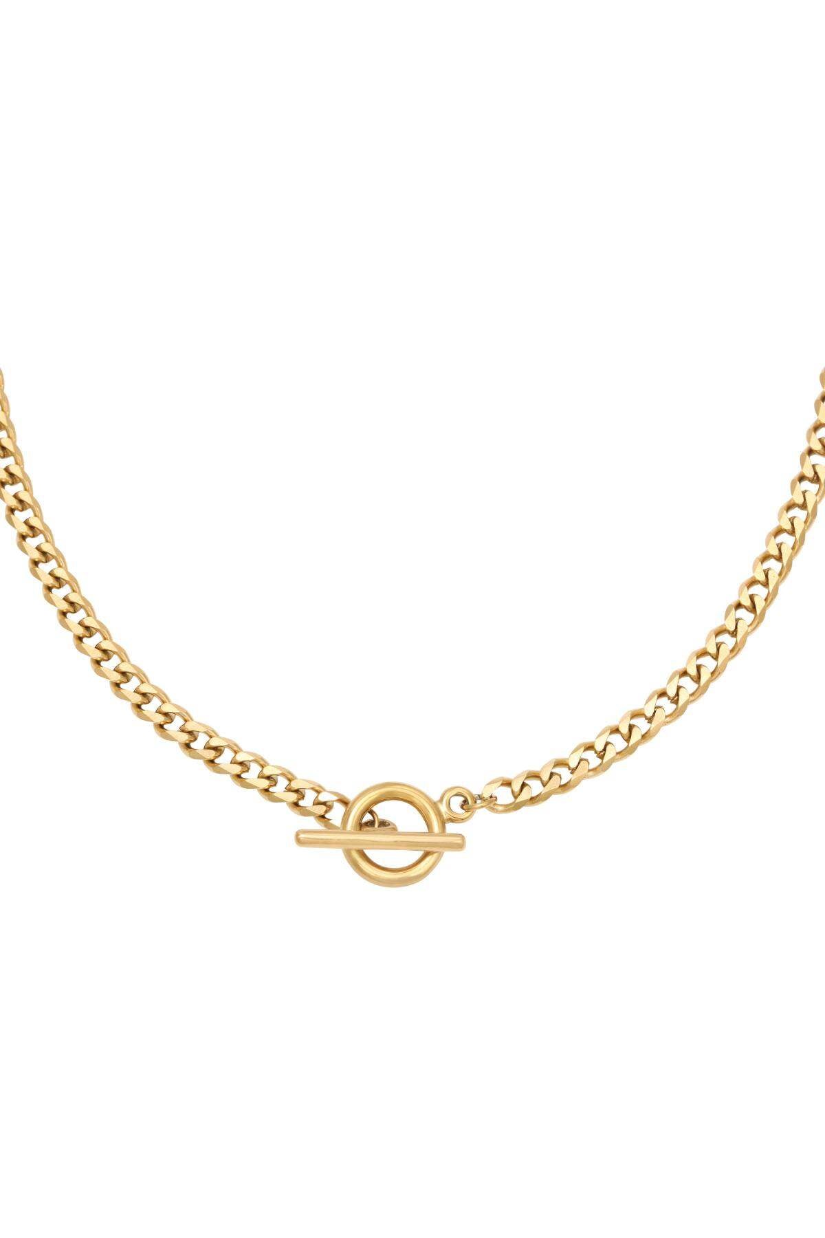 Halskette Chain Sanya Goldfarbe Edelstahl – Default Title – Bild 1