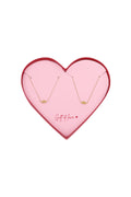 Geschenk der Liebe Edelstahl Knoten Halskette & Armband - Goldfarben