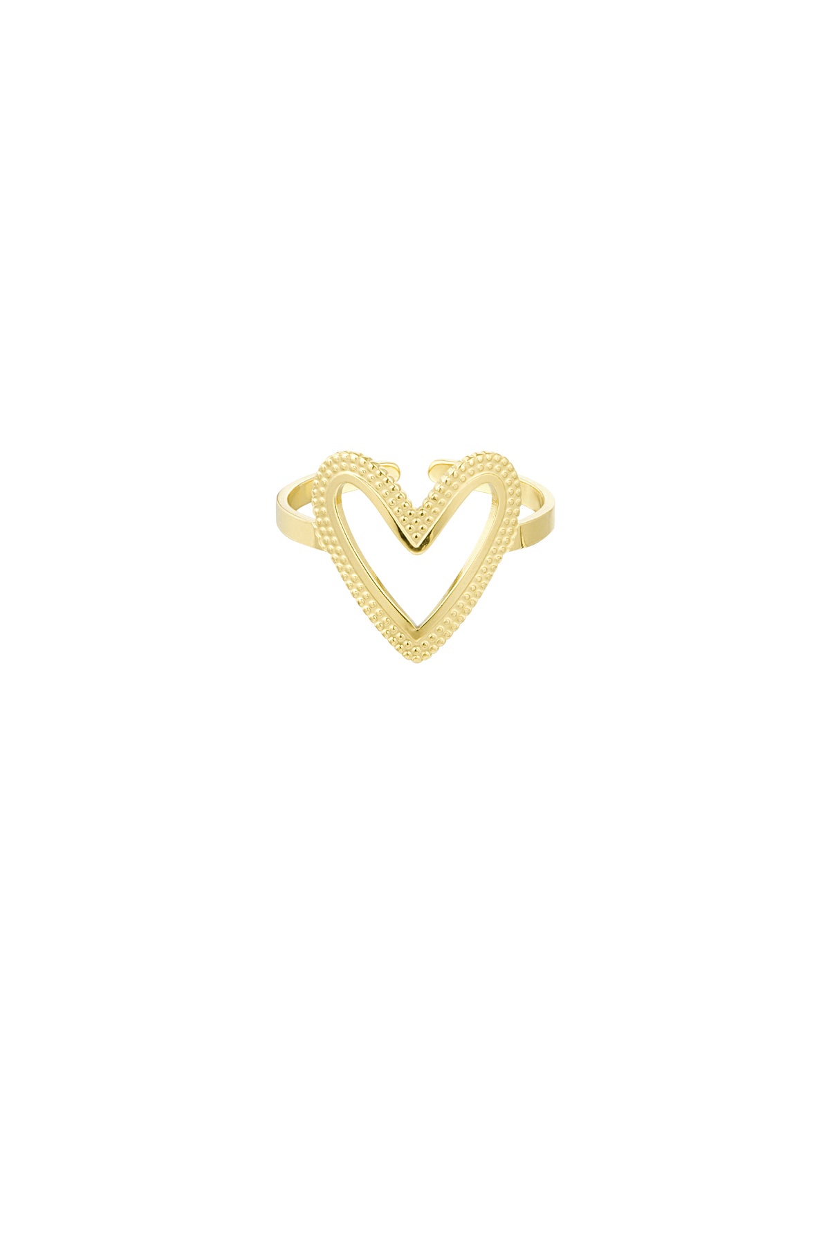 Ring Der Ewigen Liebe – Goldfarbe - Goldfarbefarbe – Goldfarbe/Einheitsgröße – Bild 1