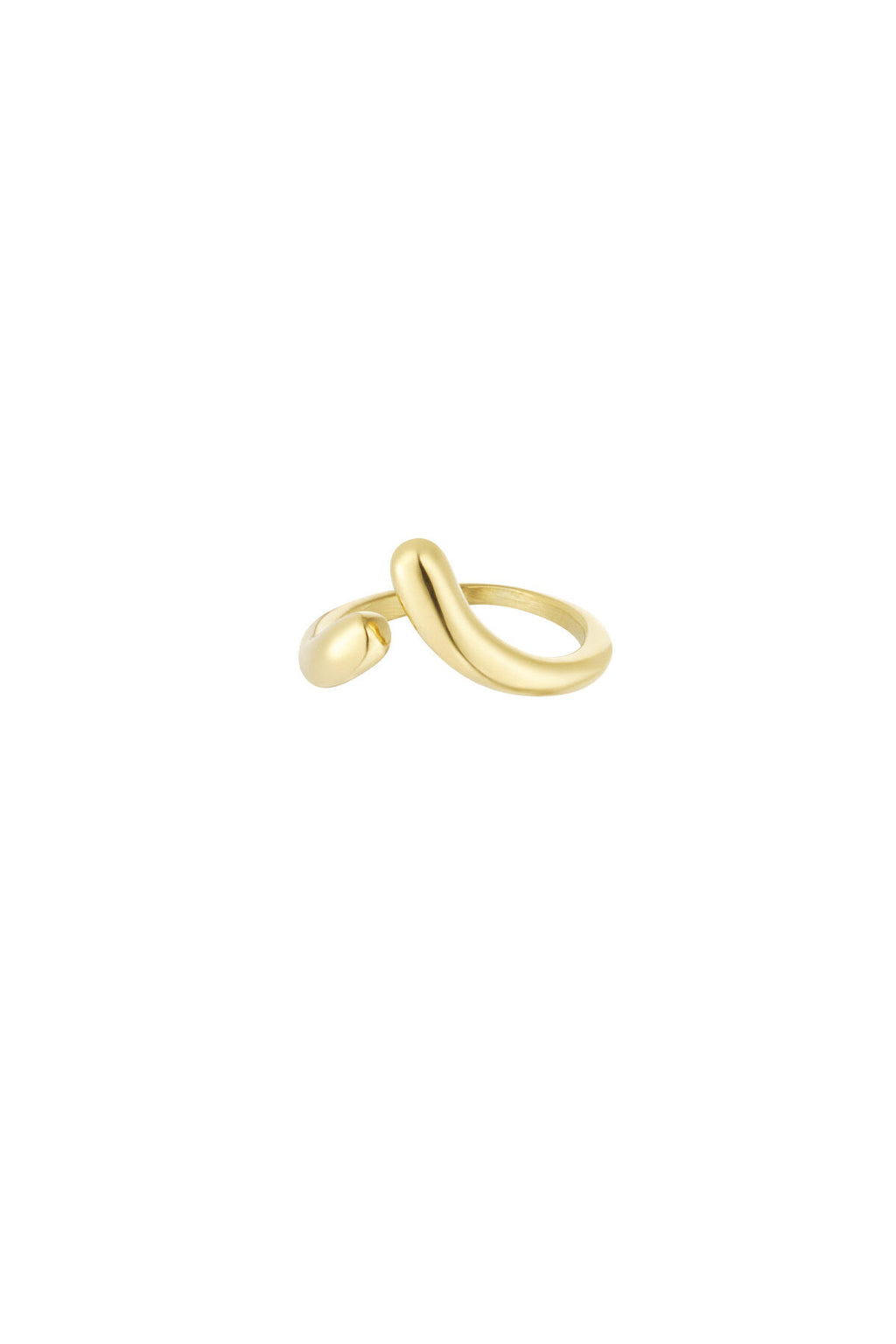Ring Schlichtheit Ist Trumpf – Goldfarbe/Einheitsgröße – Bild 1