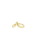 Ring Schlichtheit Ist Trumpf – Goldfarbe/Einheitsgröße – Bild 1