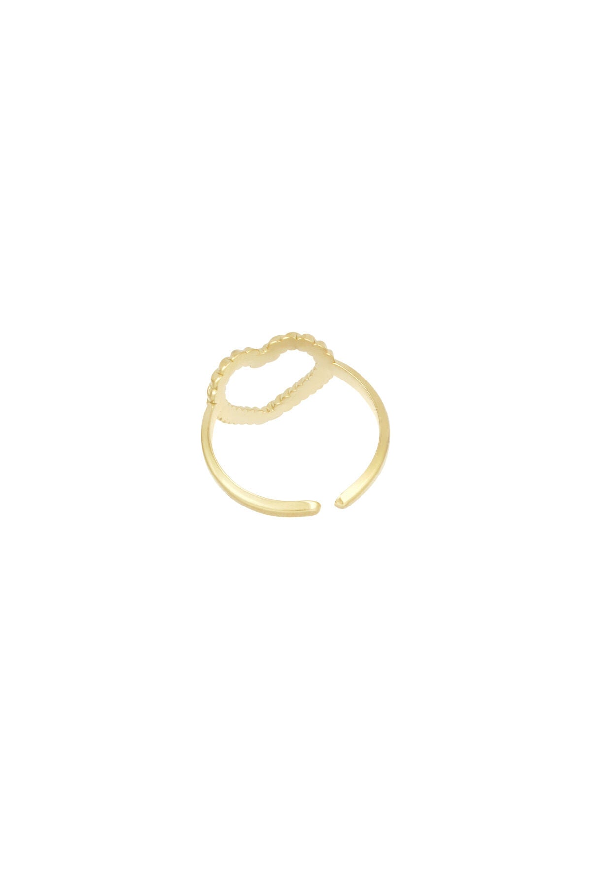 Ring „Wandel Des Herzens“ – Goldfarbe - Goldfarbefarbe – offizielle Produktaufnahme – Bild 3