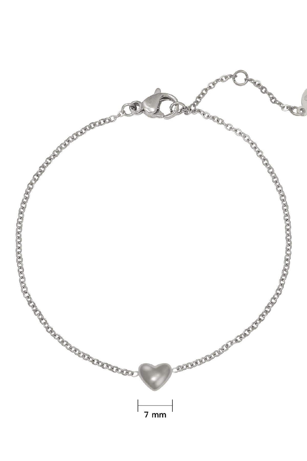 Armband Always In My Heart Silber Edelstahl – offizielle Produktaufnahme – Bild 3