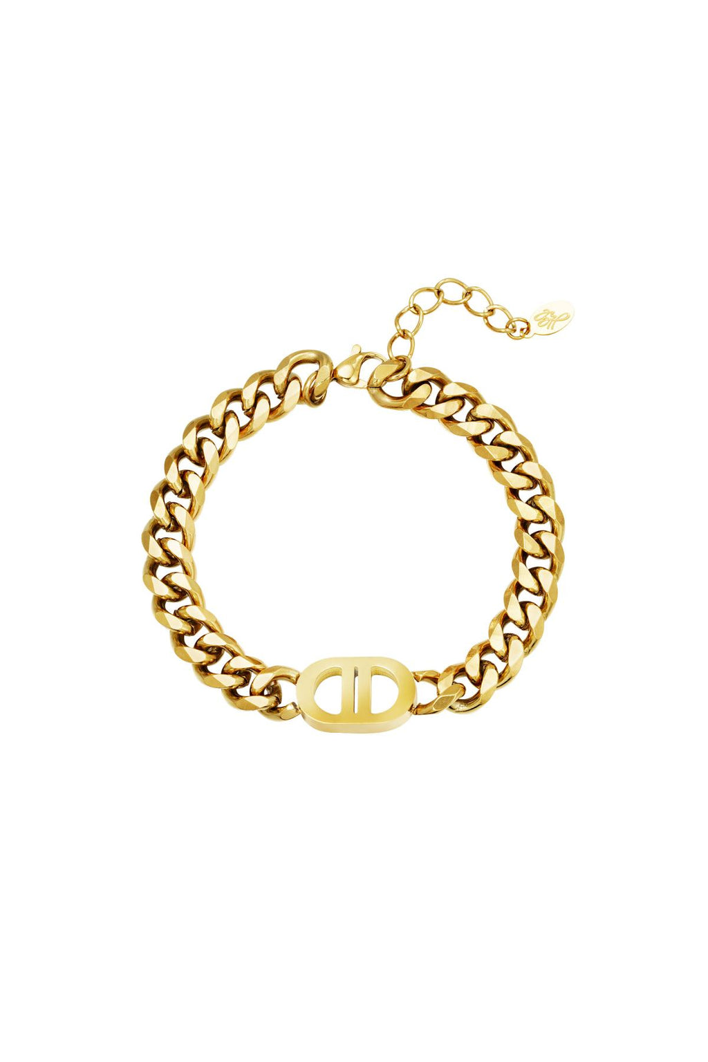 Armband The Good Life Silber Edelstahl – Goldfarbe – Bild 1