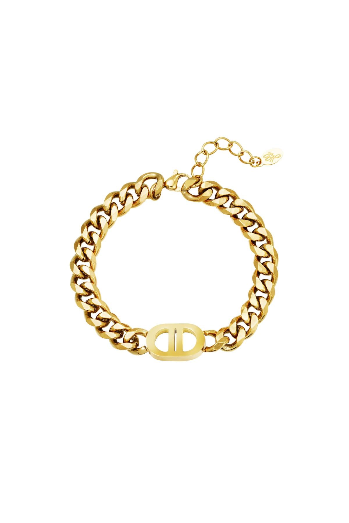 Armband The Good Life Silber Edelstahl – Goldfarbe – Bild 1