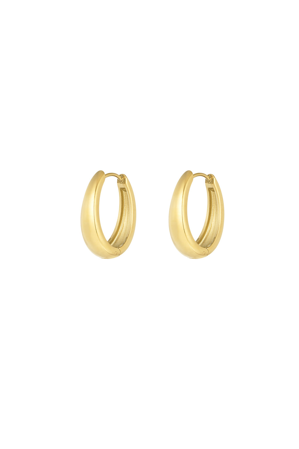 Edle Creolen – Goldfarbe – Bild 1