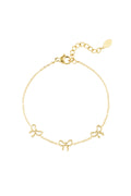 Charming Bows Armband – Goldfarbe – Bild 1