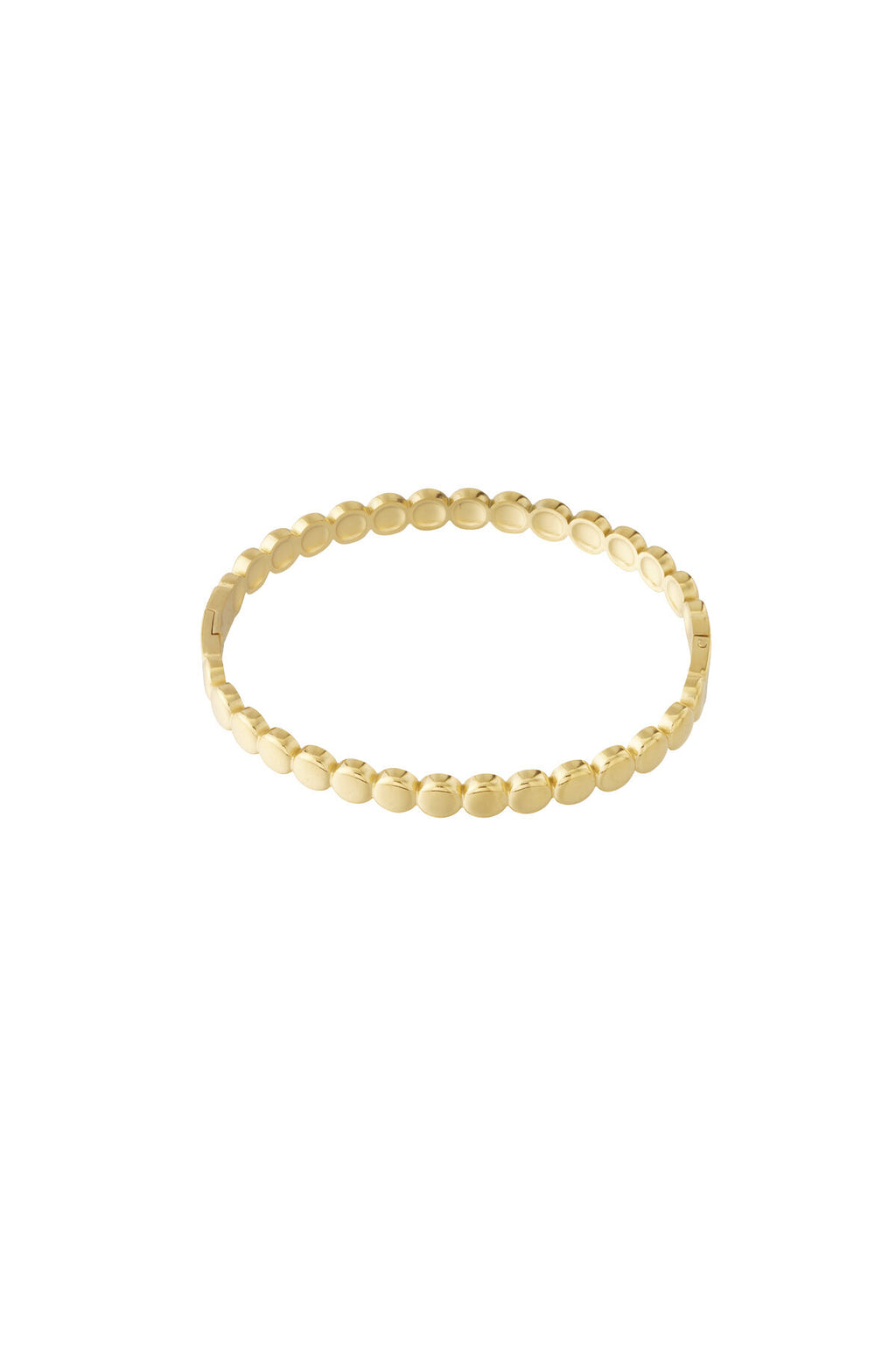 Kreisförmiger Armreif – Goldfarbe – Bild 1