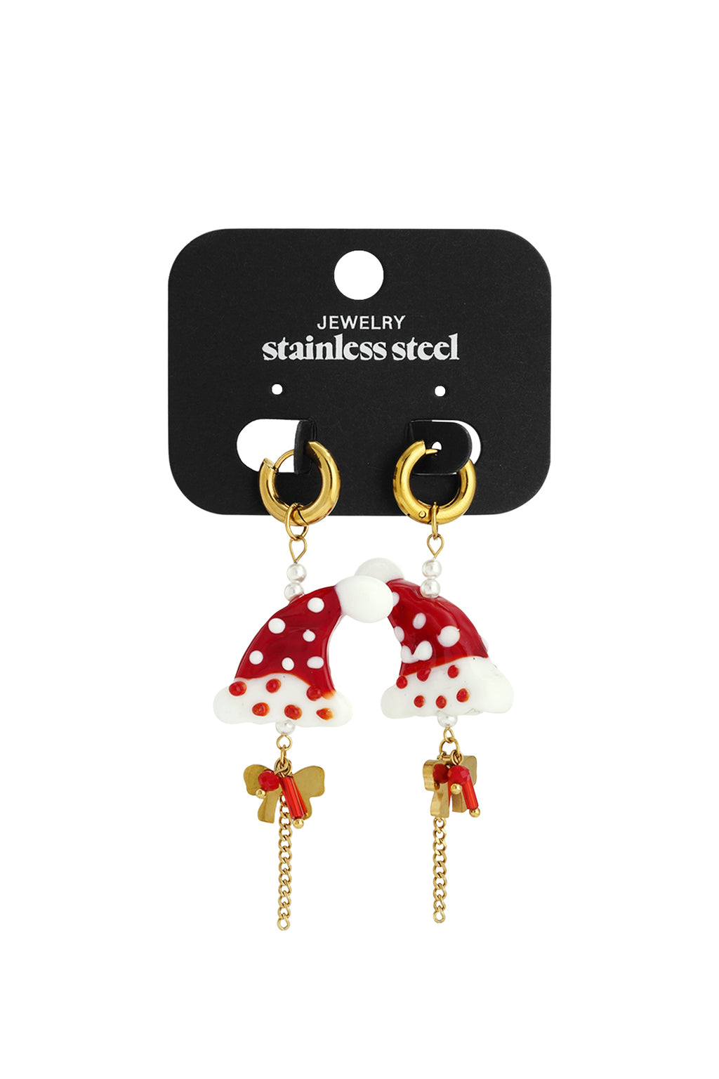 Edelstahl Tropfen Ohrringe Cartoon Casual Weihnachten Einfache Serie frauen schmuck