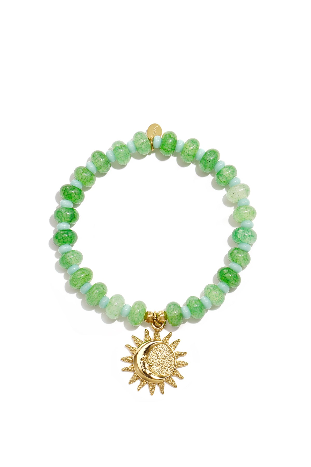 LIVAYA Armband aus Glasperlen mit Anhänger, 16,5 cm – Bild 6