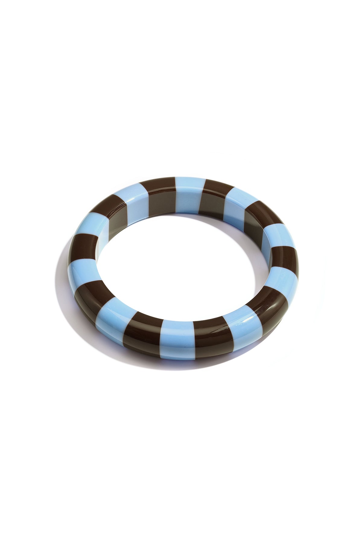 LIVAYA Armband Armreif aus Resin mit Streifenmuster – Bild 1