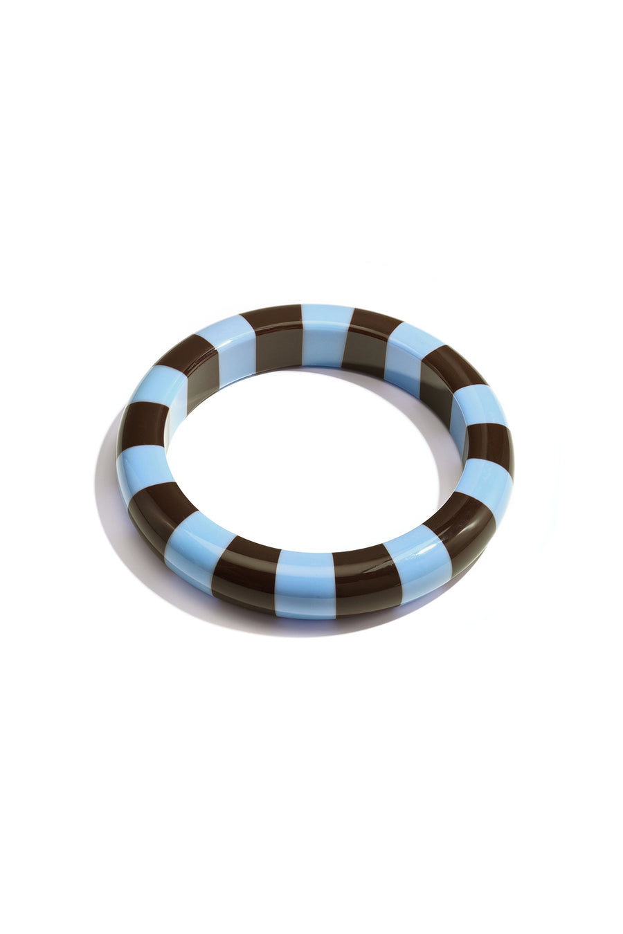 LIVAYA Armband Armreif aus Resin mit Streifenmuster – Bild 1