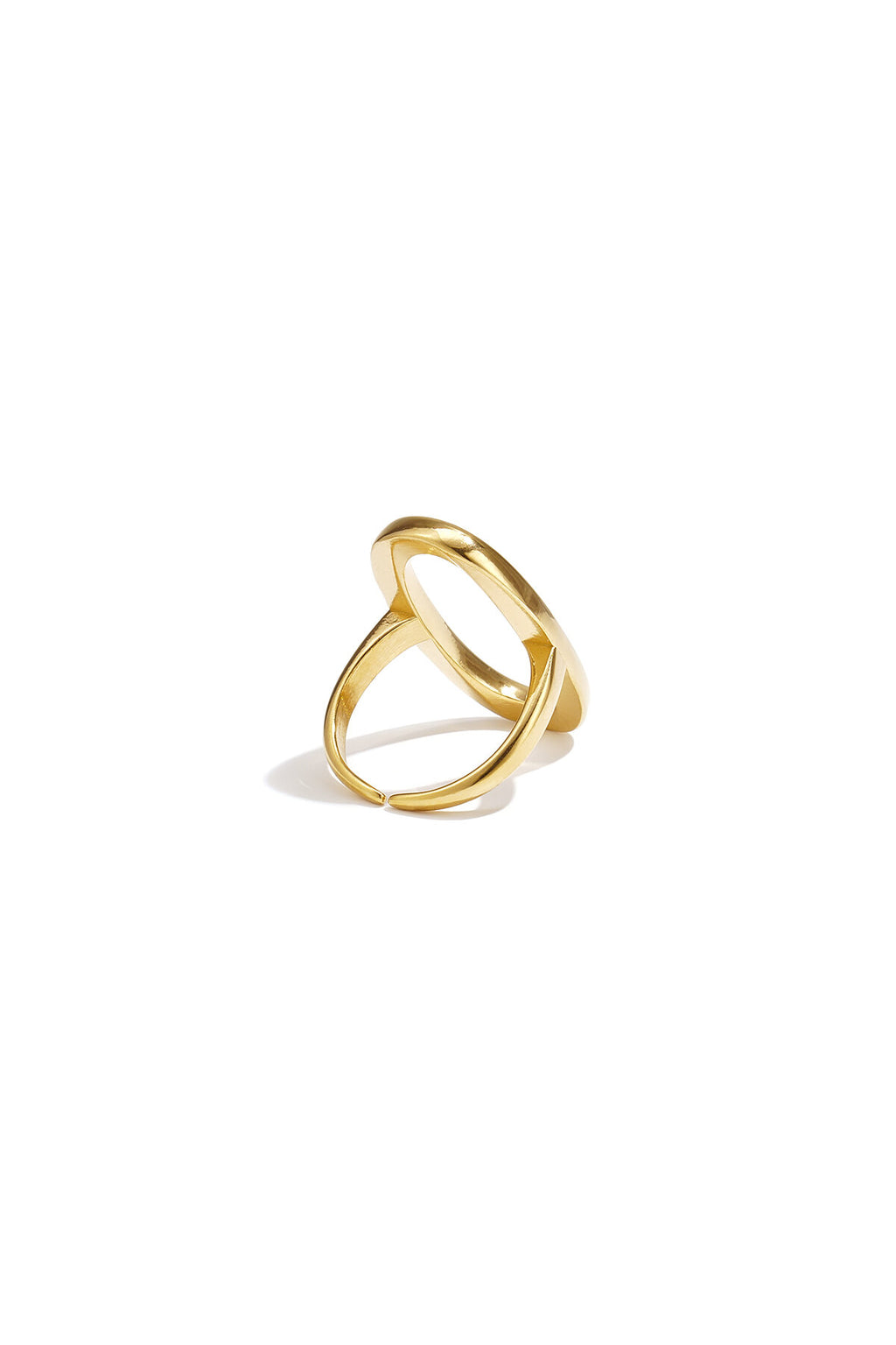 Statement-Ring Oval Und Minimalistisch – offizielle Produktaufnahme – Bild 2
