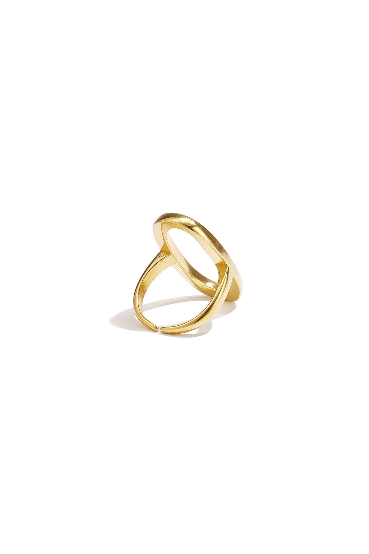 Statement-Ring Oval Und Minimalistisch – offizielle Produktaufnahme – Bild 2