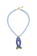 LIVAYA Halskette mit Fischanhänger, 41 cm + 5 cm – Bild 1