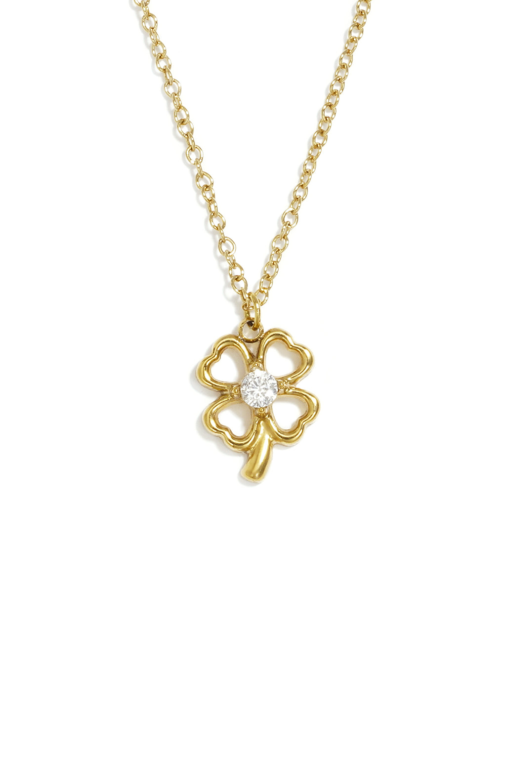 LIVAYA Halskette Anhängerkette mit Kleeblatt, 40 cm + 5 cm – Bild 3