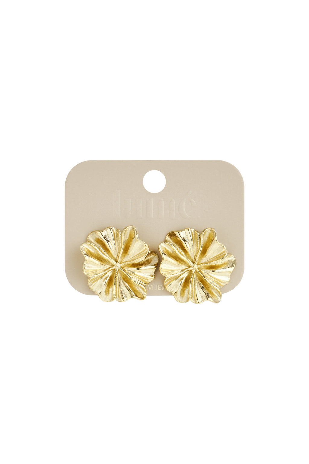 LIVAYA Ohrringe Damenschmuck Ohrstecker mit Blumenmotiv aus Edelstahl – Ansicht 3