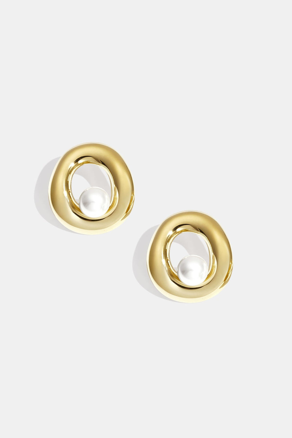 LIVAYA Damen - Ohrringe Ohrstecker mit Kreisdesign aus Edelstahl