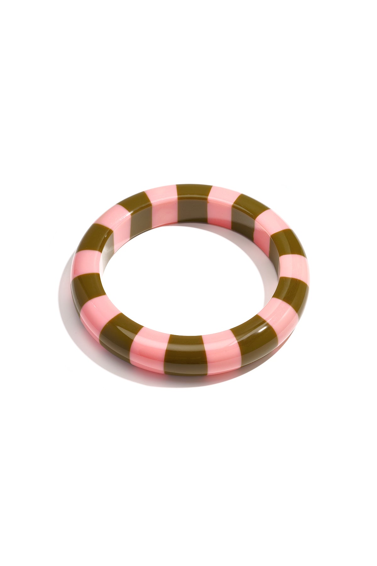 LIVAYA Armband Armreif aus Resin mit Streifenmuster – Bild 7