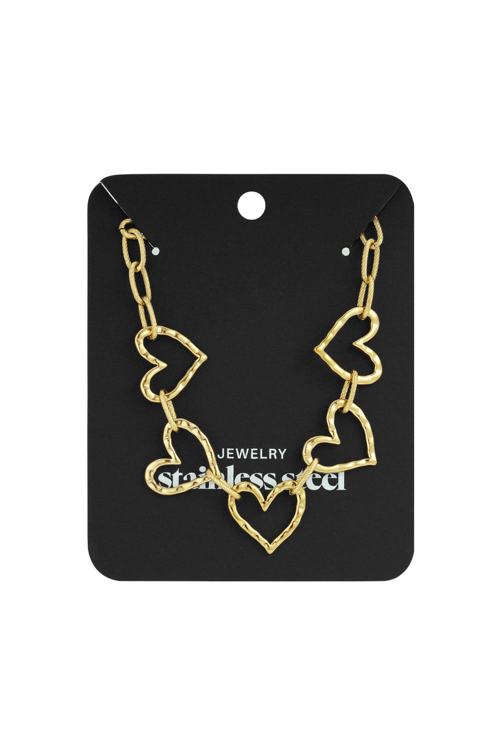 Edelstahl Kette Halsketten Herz Casual Täglich Einfache Serie frauen schmuck