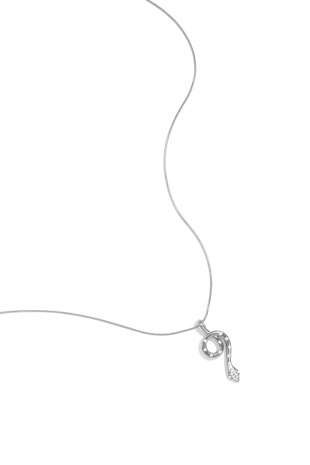 LIVAYA Halskette Anhängerkette mit Schlangenanhänger, 38 cm + 5 cm – Bild 1