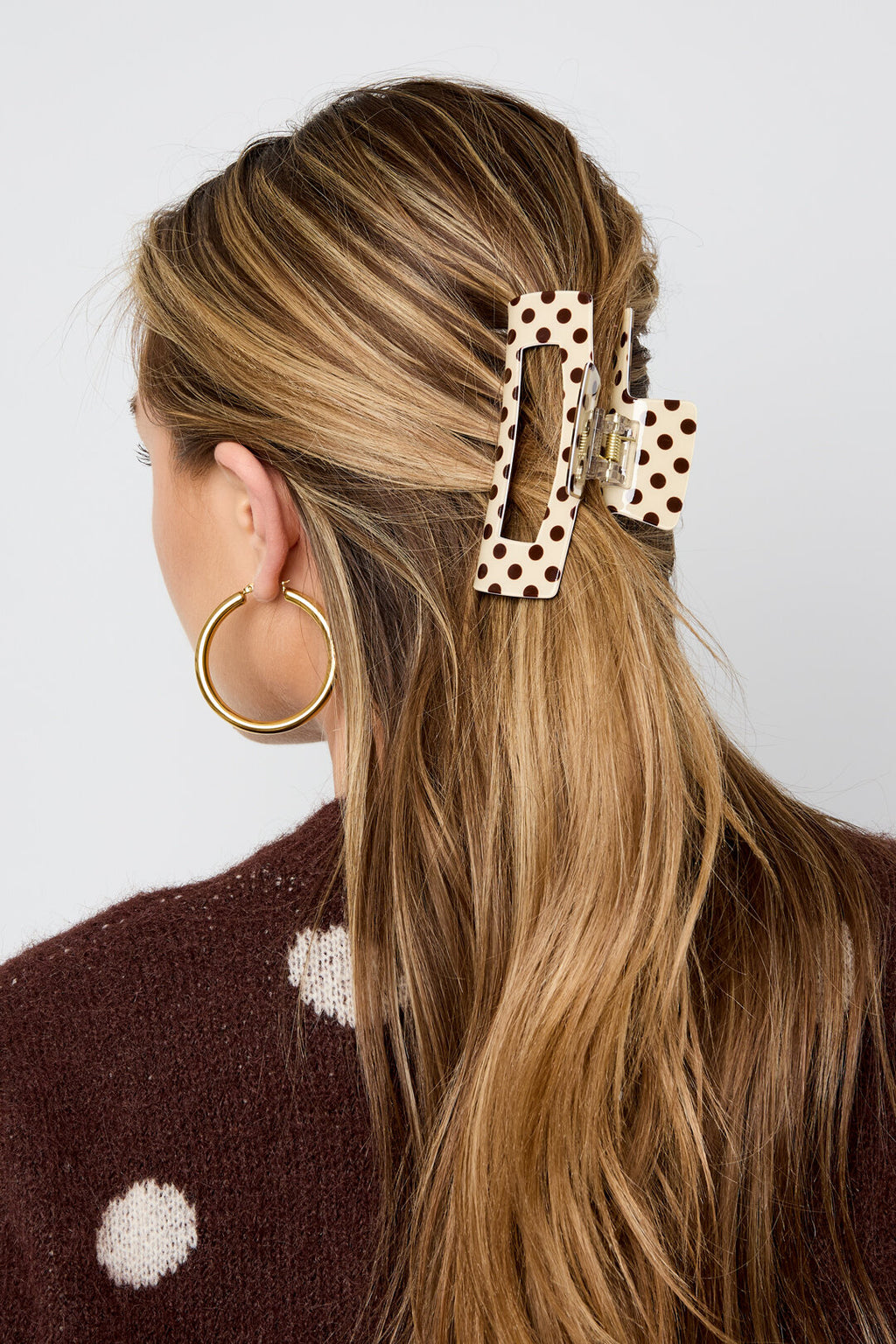 Haarspangen Mit Polka Dots, Pvc-Accessoires Für Jeden Tag – offizielle Produktaufnahme