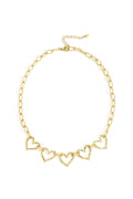 Edelstahl Kette Halsketten Herz Casual Täglich Einfache Serie frauen schmuck