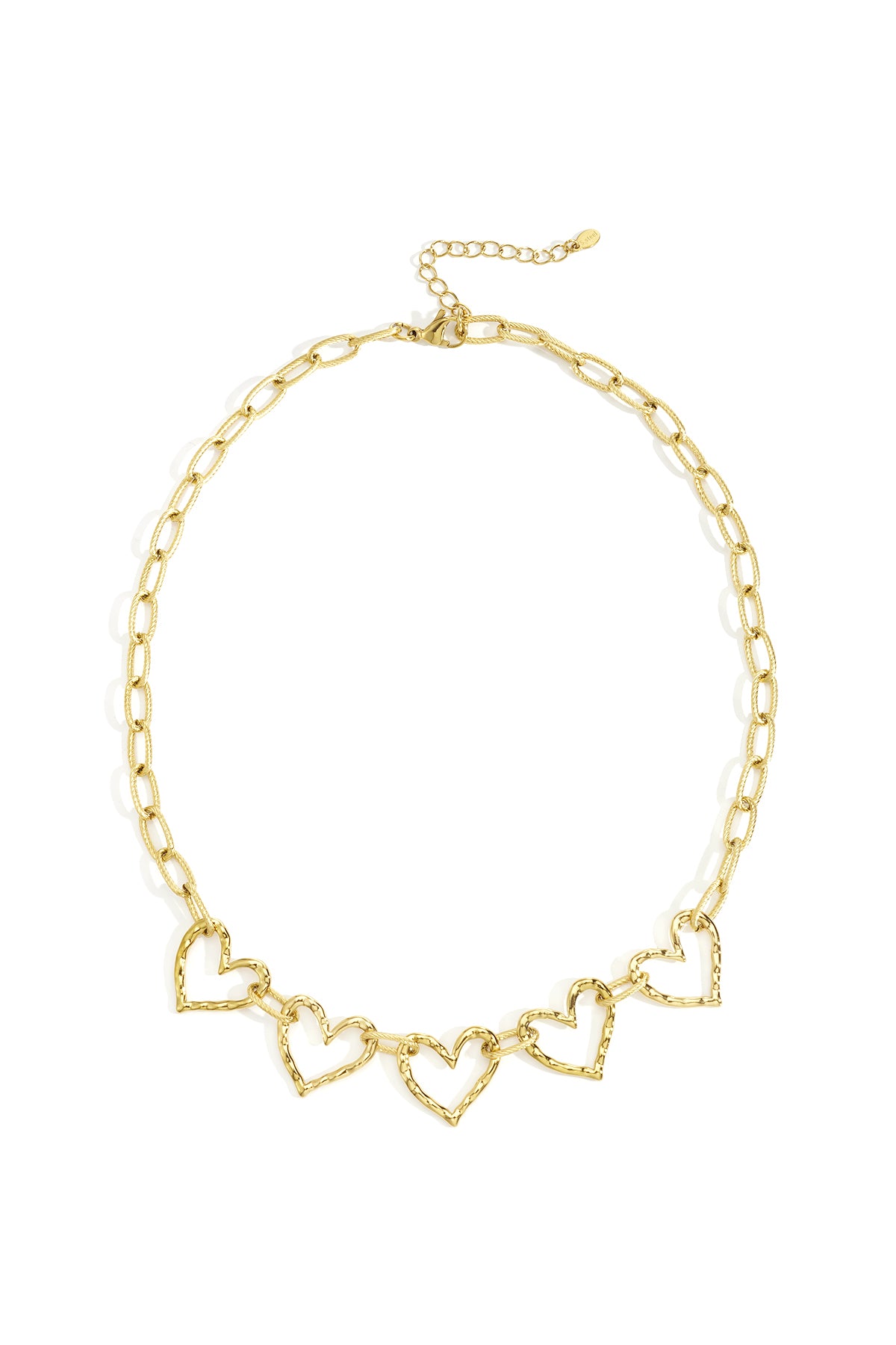 Edelstahl Kette Halsketten Herz Casual Täglich Einfache Serie frauen schmuck