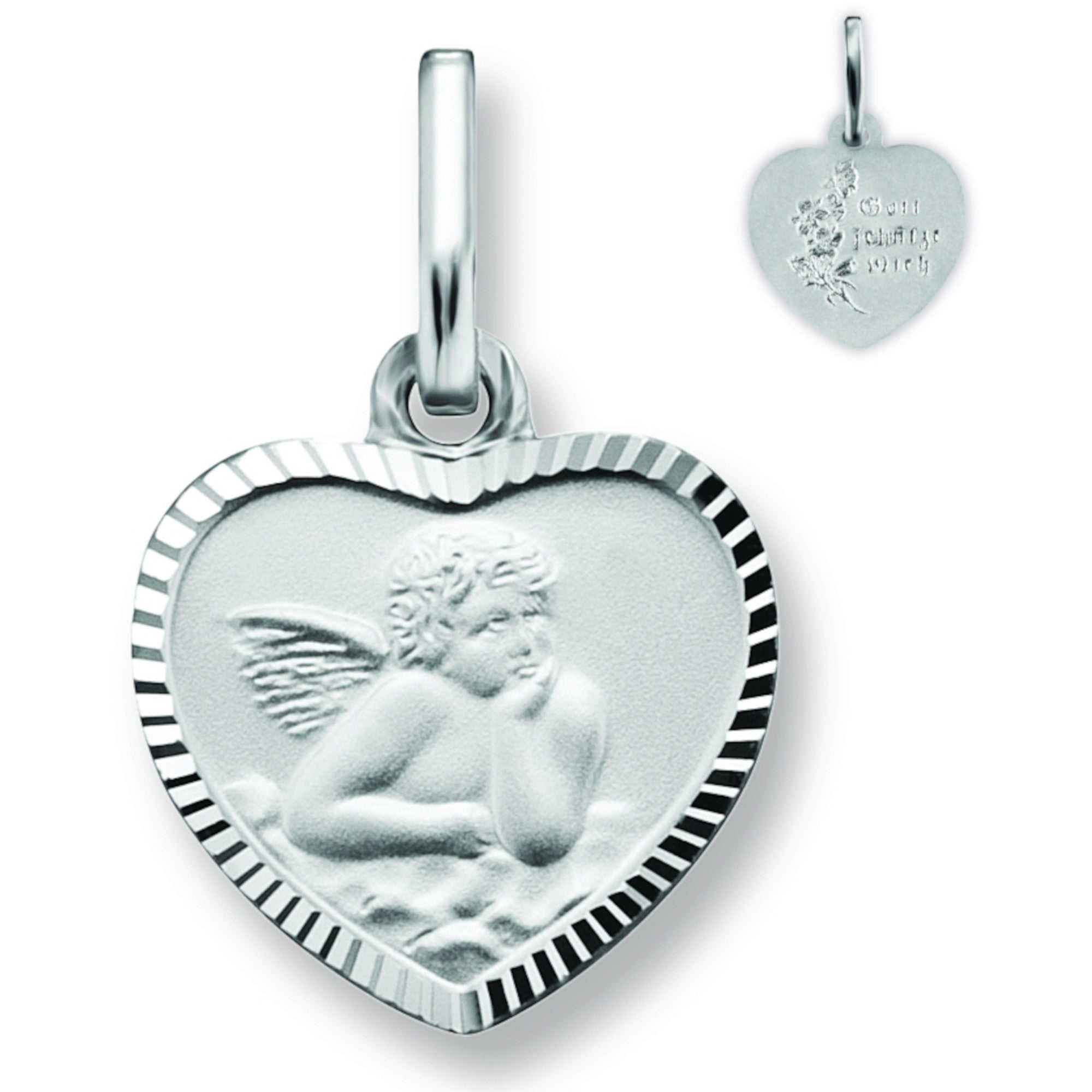 Schutzengel Anhänger aus 925er Silber von ONE ELEMENT – Bild 1