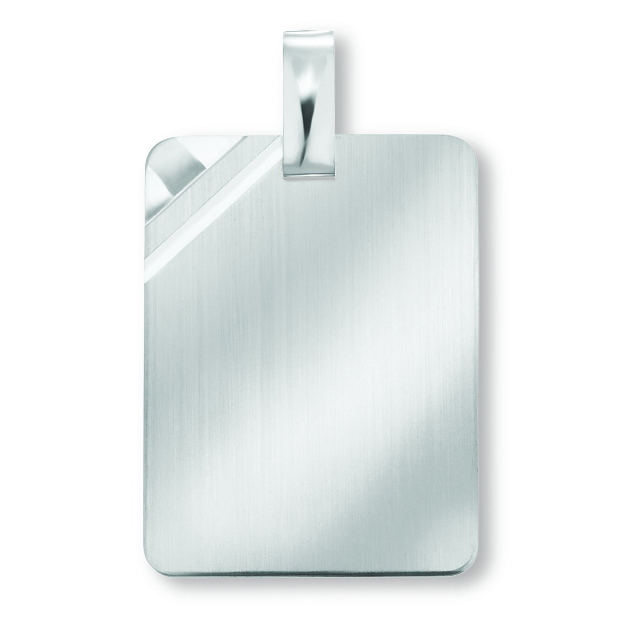 Gravurplatte Anhänger aus 925er Silber von ONE ELEMENT – Bild 1