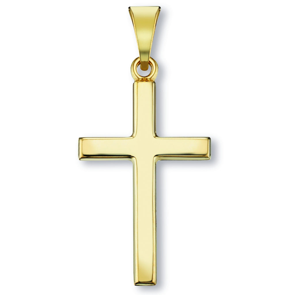 Kreuz-Anhänger aus 333er Gelbgold von ONE ELEMENT