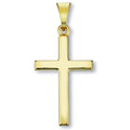 Kreuz-Anhänger aus 333er Gelbgold von ONE ELEMENT