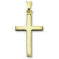 Kreuz Anhänger aus 333er Gelbgold von ONE ELEMENT – Bild 1