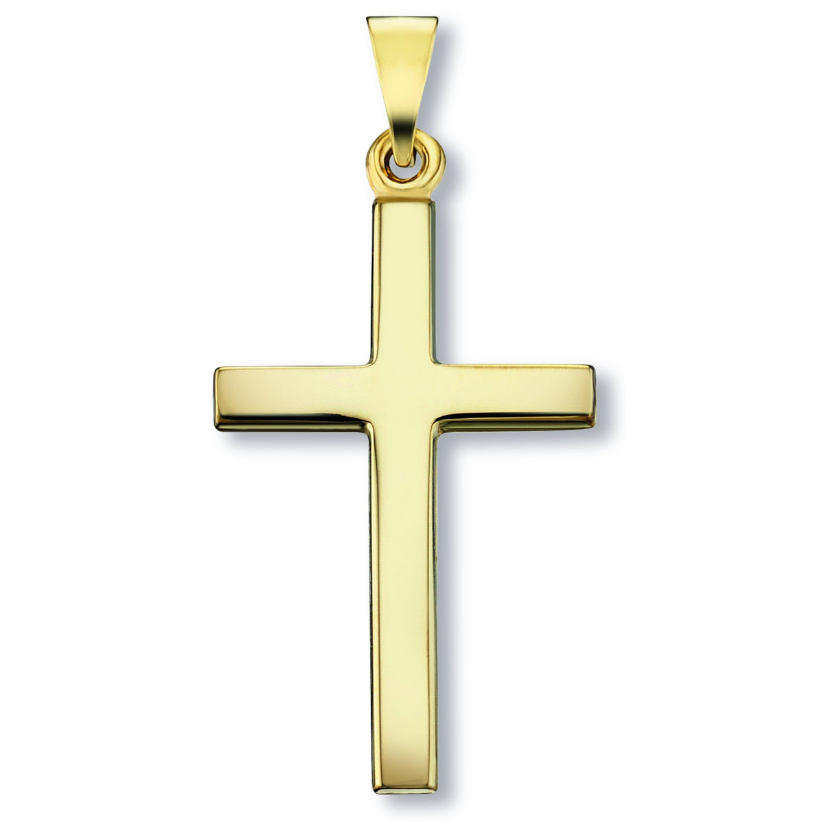 Kreuz Anhänger aus 333er Gelbgold von ONE ELEMENT – Bild 1