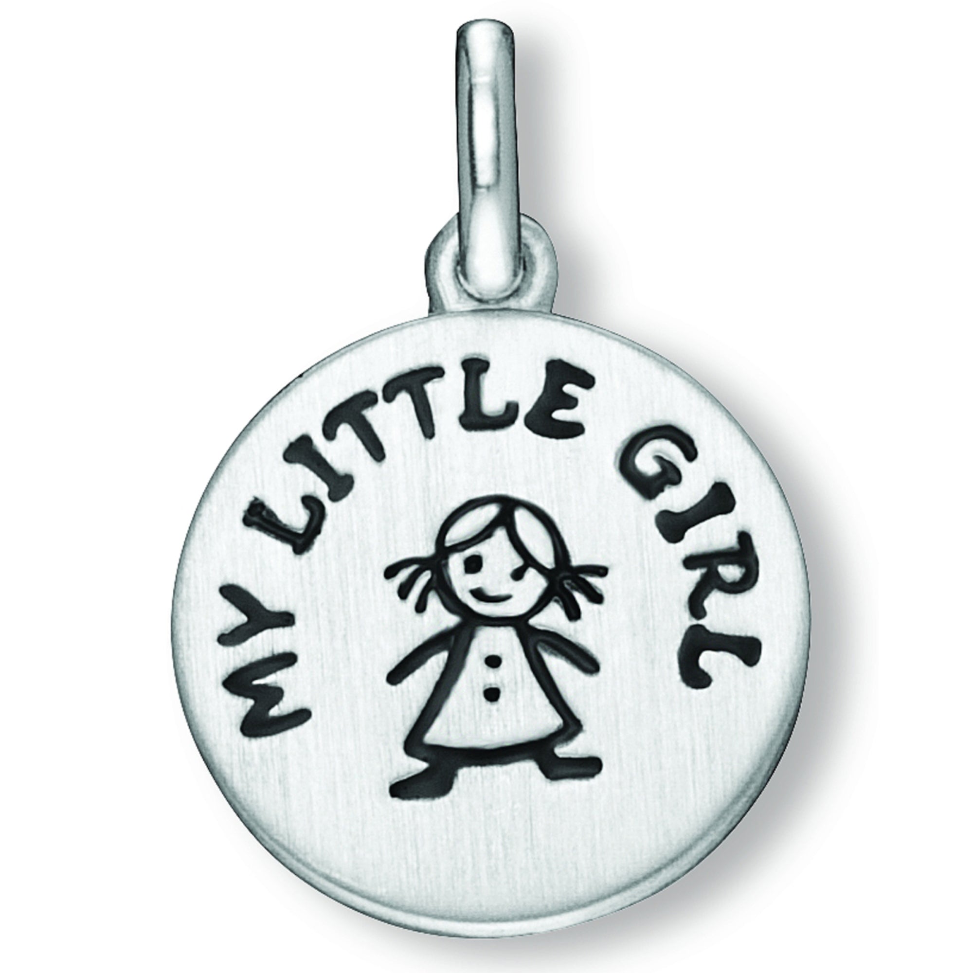 My Little Girl Anhänger aus 925er Silber Ø 12,5 mm von ONE ELEMENT – Bild 1