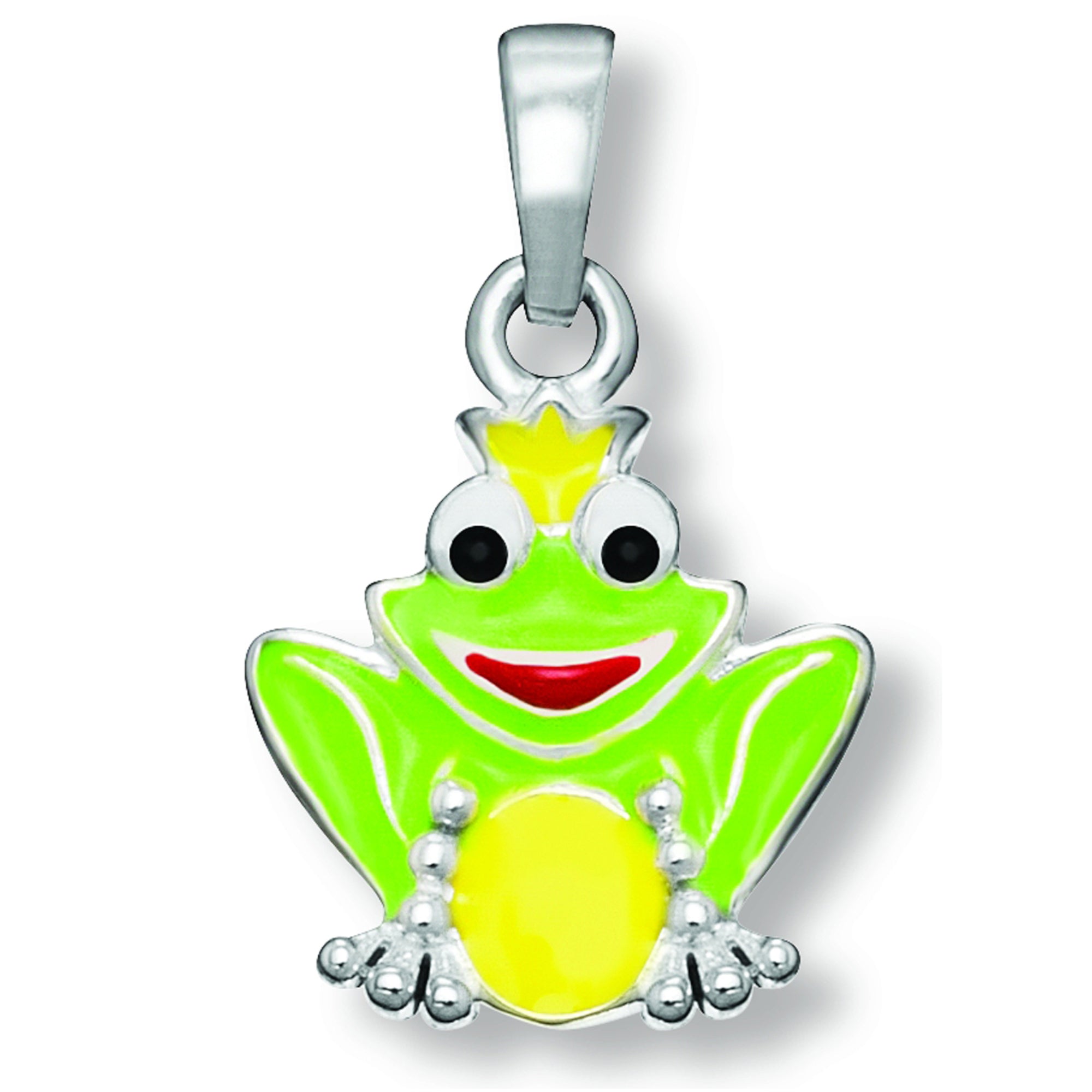 Froschkönig Anhänger aus 925er Silber von ONE ELEMENT – Bild 1