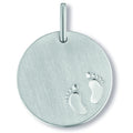 Gravurplatte Baby Anhänger aus 925er Silber Ø 18,0 mm von ONE ELEMENT – Bild 1
