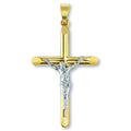 Kreuz Anhänger aus 333er Gelbgold von ONE ELEMENT – Bild 1