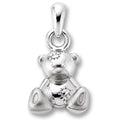 Teddybär Anhänger aus 925er Silber von ONE ELEMENT – Bild 1