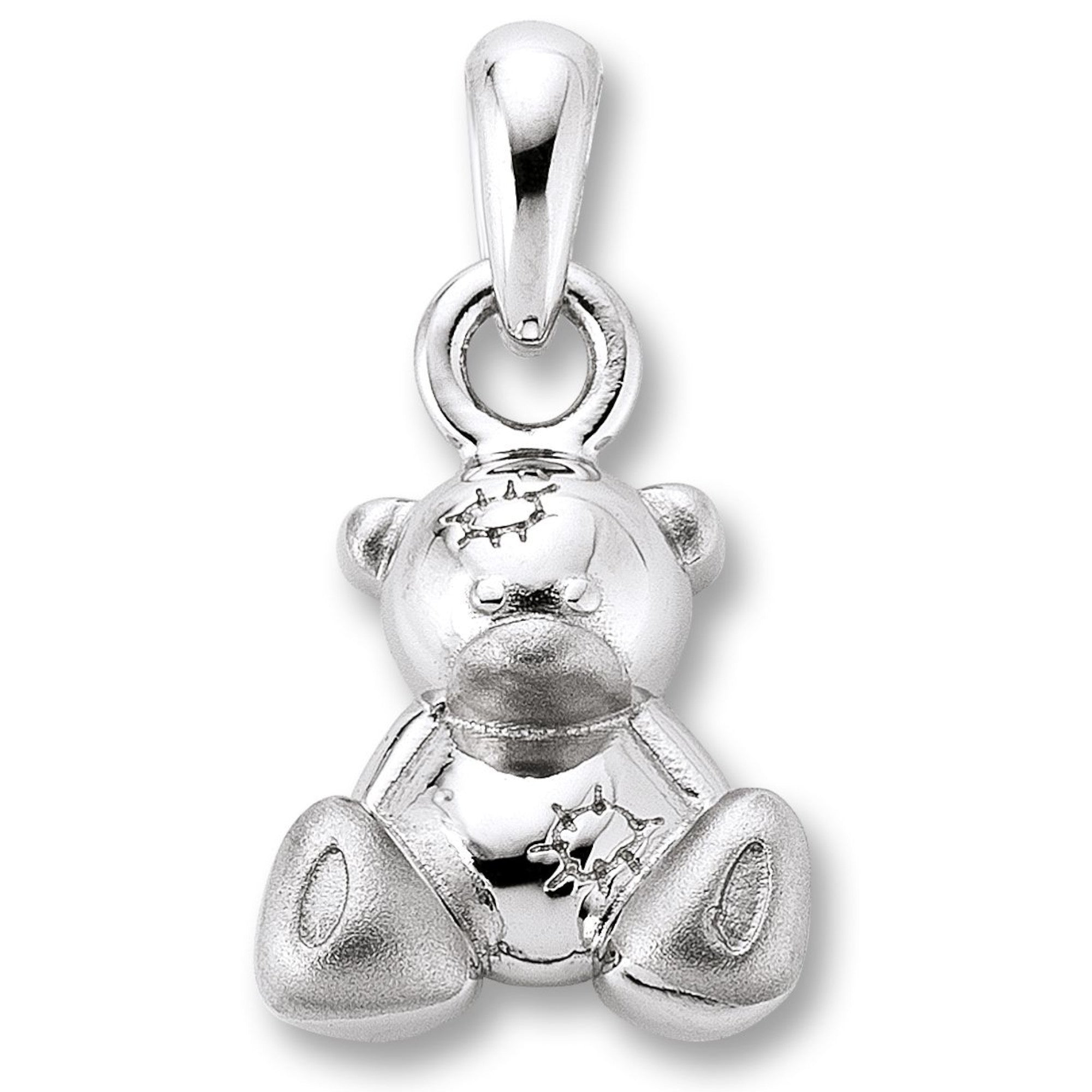 Teddybär Anhänger aus 925er Silber von ONE ELEMENT – Bild 1