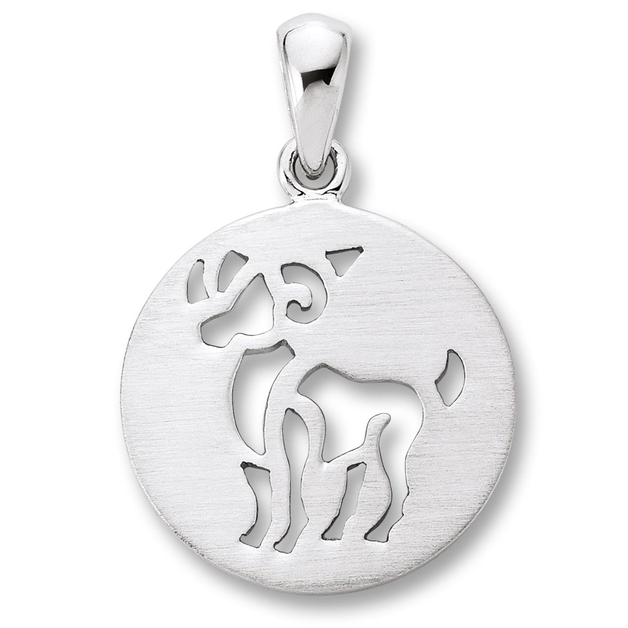Steinbock Sternzeichen Anhänger aus 925er Silber von ONE ELEMENT – Bild 1