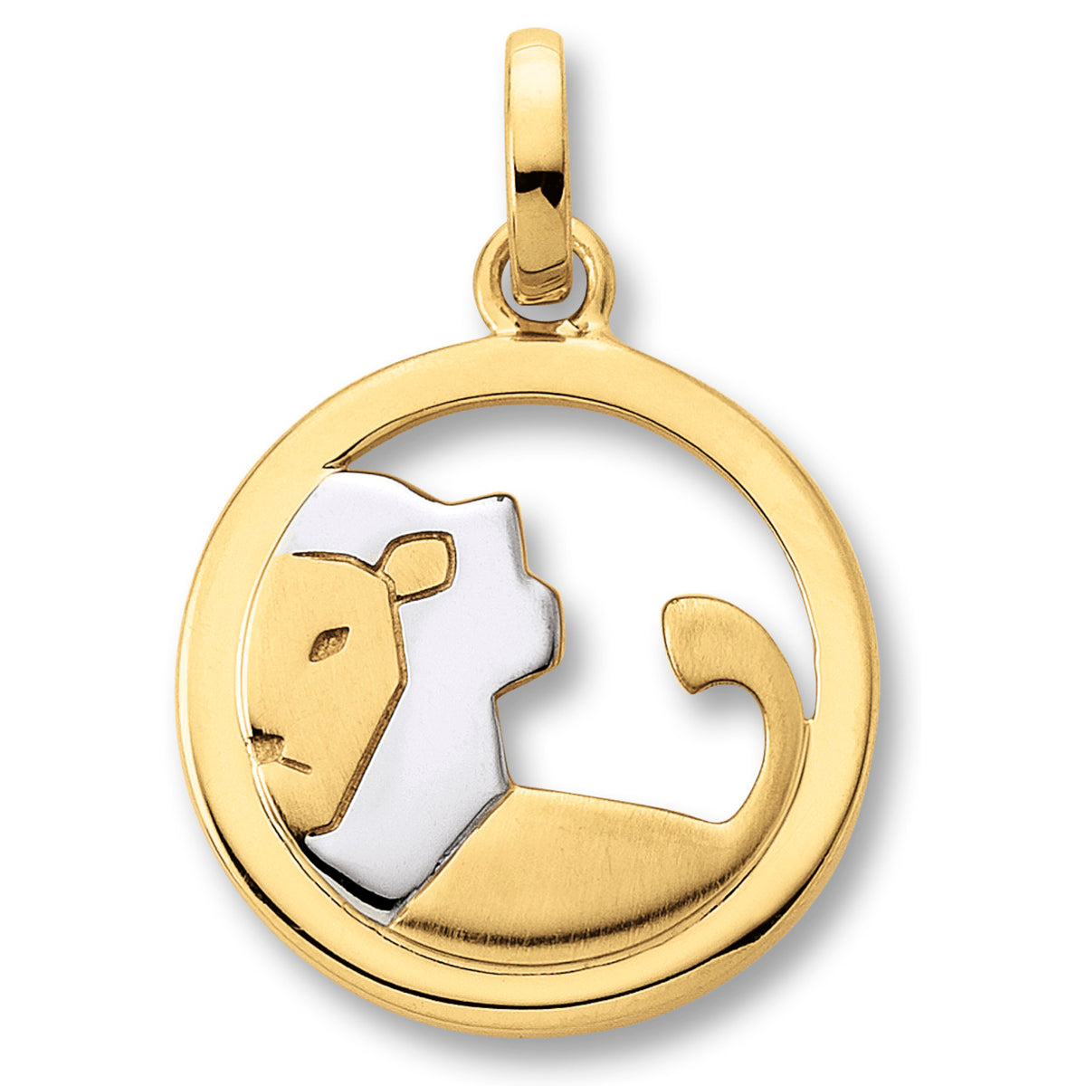 Sternzeichen-Anhänger Löwe aus 333er Gelbgold von ONE ELEMENT