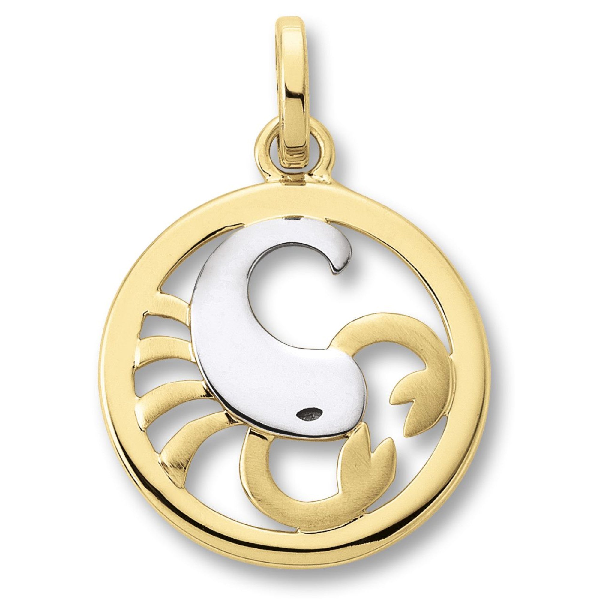 Skorpion Sternzeichen Anhänger aus 333er Gelbgold von ONE ELEMENT – Bild 1